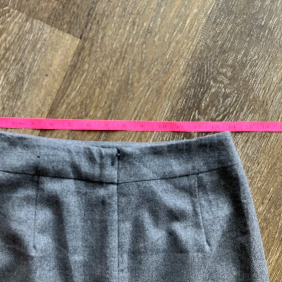 Brooks 346 Gray Pencil Maxi Size 4 Wool Skirt - Picture 7 of 9